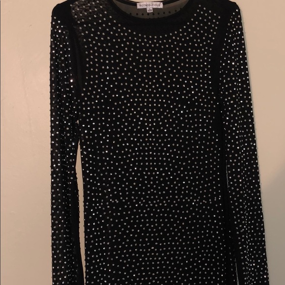 Rhinestone sheer dress - Picture 2 of 8